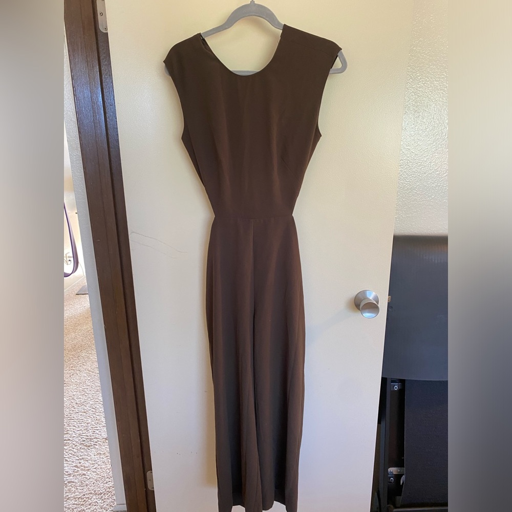 Zara open back jumpsuit